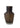Handcrafted GAUX KAHULU frosted glass vase made from mouth-blown glass with a hand-cut textured surface.