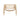 Hyacinth Outdoor Lounge Chair in Natural – front view