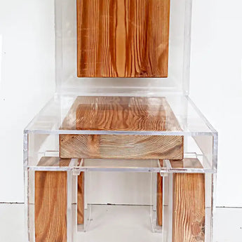 La Revue Acrylic Custom Chair Sculpture