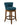 Lee Industries swivel counter stool with oak frame and welt trim