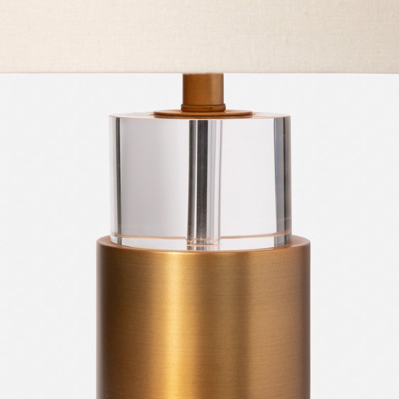 Made Goods Lucian Cylinder Column Table Lamp