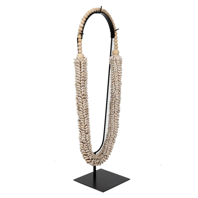 Cowry Shell Neacklace Stand-Shell/Rope
