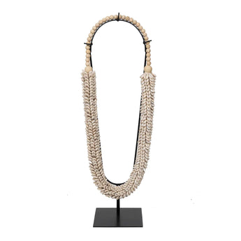 Cowry Shell Neacklace Stand-Shell/Rope