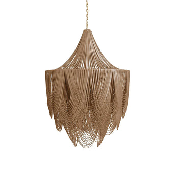 Whisper Chandelier Crown Metallic Leather Extra Large