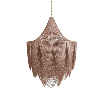 Whisper Chandelier Crown Metallic Leather Extra Large