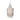 Whisper Crown Chandelier Cream Stone Light Fixture Small