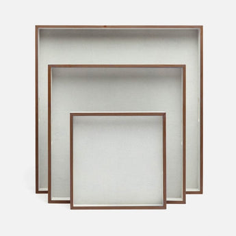 Made Goods Amina Faux Shagreen Tray Set