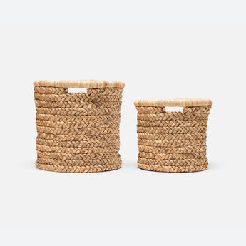 Made Goods Dover Round Braided Basket Set