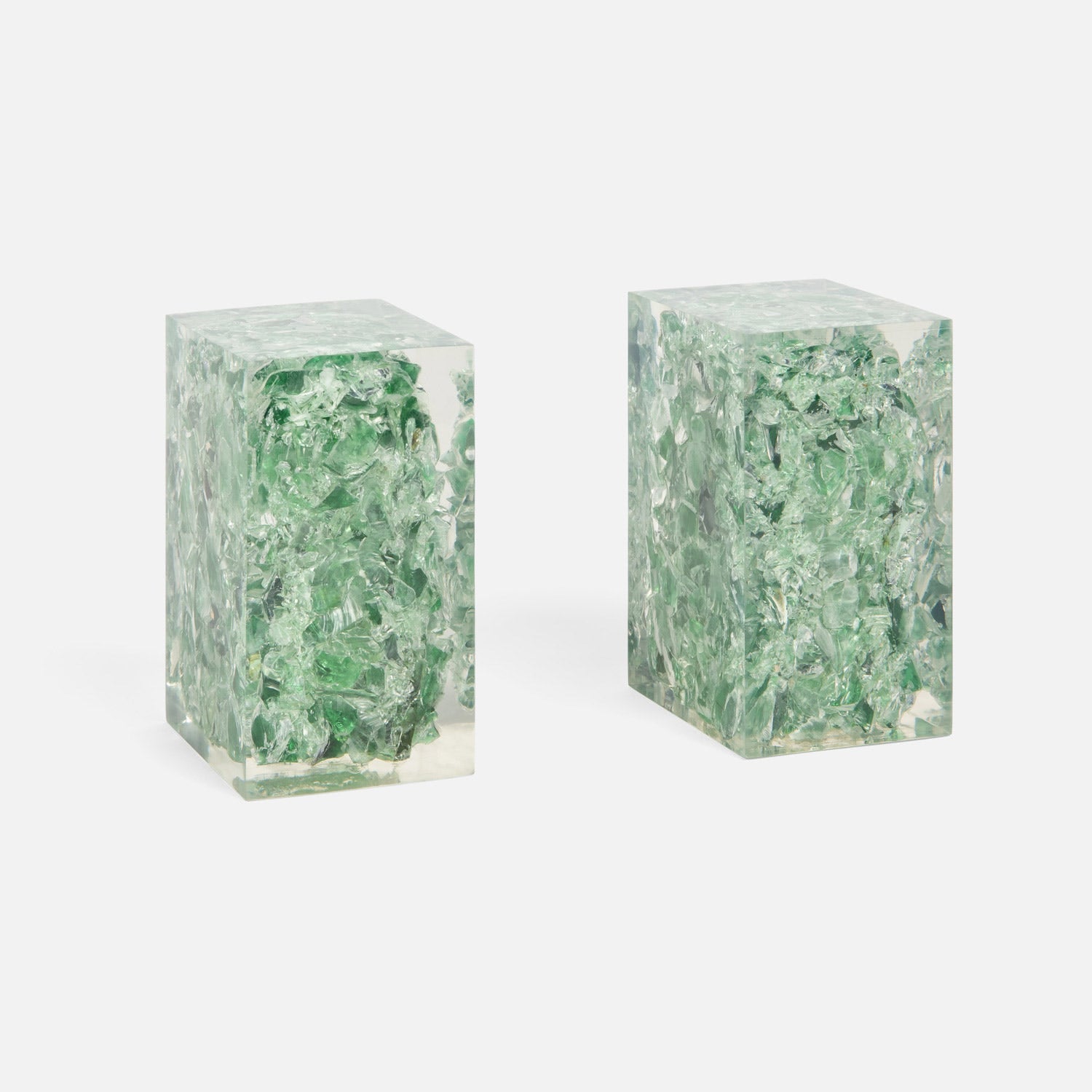 Jade Green Made Goods Jessie Natural Stone Bookends