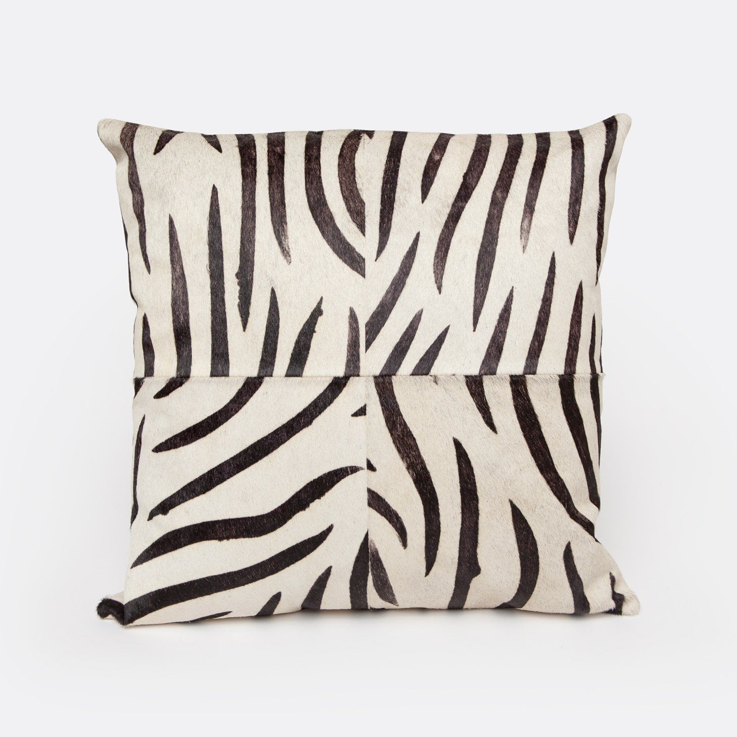 Made Goods Linnea Zebra Pattern Hair-on-Hide Pillows