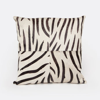 Made Goods Linnea Zebra Pattern Hair-on-Hide Pillows