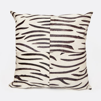 Made Goods Linnea Zebra Pattern Hair-on-Hide Pillows