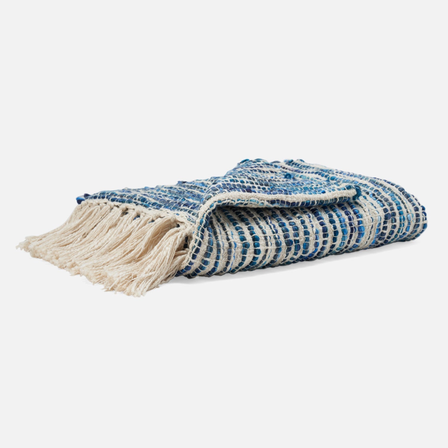 Made Goods Margalo Woven Tassled Ends Throw