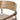 Oak Frame Upholstered Armchair in Beige Shearling Drifted Oak – detail