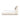 Petal Shelter Ivory Upholstered King Bed with Oak Base – side view