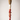 Red coral branch chunk artisan calligraphy brush with carved bone handle