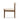 Retro Armless Dining Chair in Dover Crescent – side view