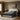 Scalloped French Bergère Upholstered King Bed in Bone – styled in a bedroom