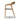 Sculptural Ash & Leather Dining Armchair in Alcala Cream – side view