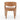 Sculpted Wraparound Upholstered Dining Chair in Butterscotch – back view
