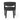 Sculpted Wraparound Upholstered Dining Chair in Fiqa Boucle Charcoal – back view