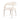 Sculpted Wraparound Upholstered Dining Chair in Omari Natural – angled view