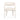 Sculpted Wraparound Upholstered Dining Chair in Omari Natural – front view