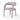 Sculpted Wraparound Upholstered Dining Chair in Savile Flannel – angled view