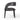 Sculpted Wraparound Upholstered Dining Chair in Sonoma Black – side view