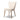Shield Back Bouclé Dining Chair – angled view