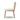 Shield Back Bouclé Dining Chair – side view