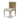 Slatted Back Sungkai Wood Dining Chair – angled view
