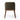 Wood Base Upholstered Dining Chair in Olive – back view