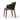 Wood Base Upholstered Dining Chair in Olive – detail 2