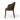 Wood Base Upholstered Dining Chair in Olive – side view