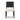 Woven Paper Cord Back Dining Chair in Black Brushed Ash Essence Natural – front view 2