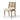 Woven Paper Cord Back Dining Chair in Tan Ash Alcala Wheat – angled view