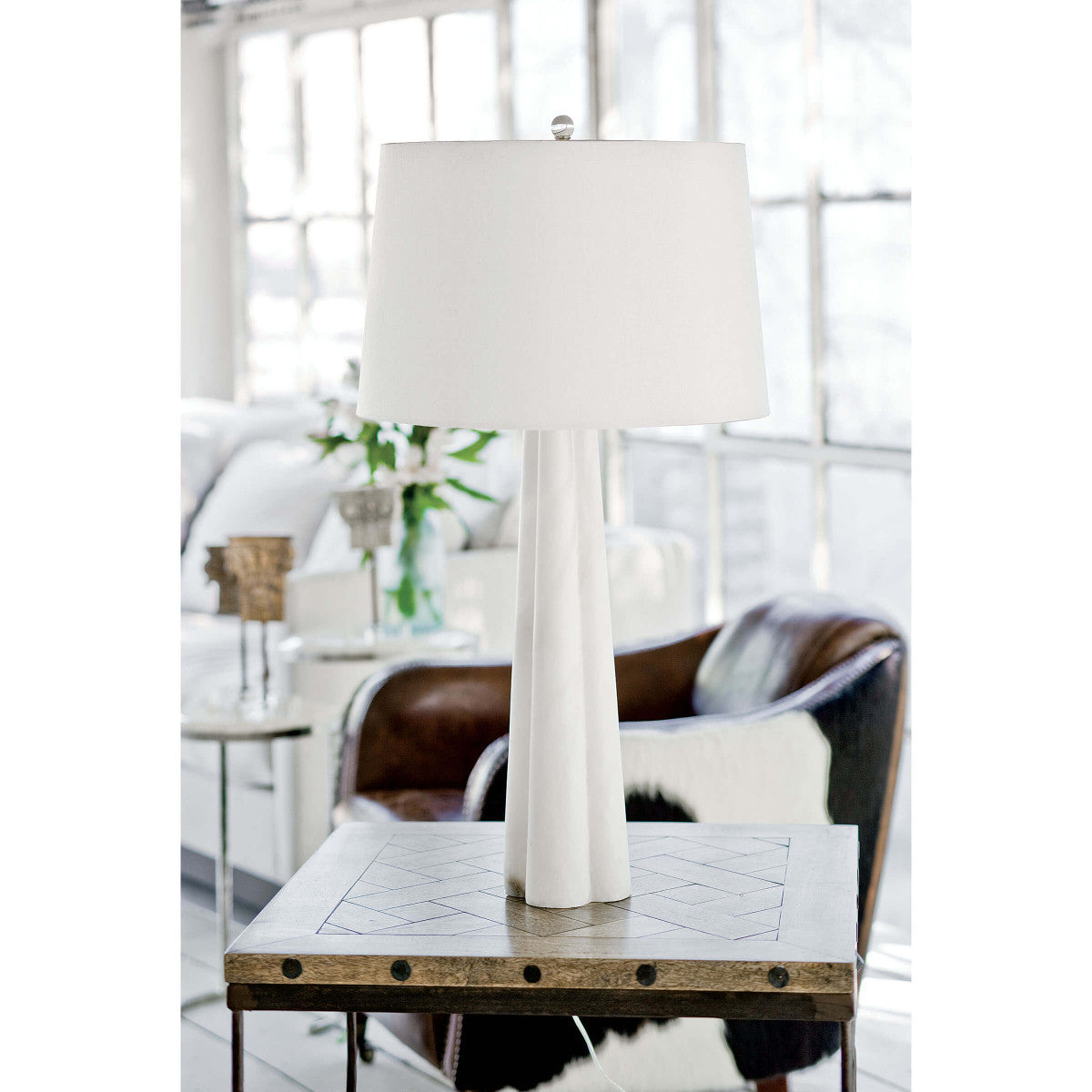 table lamp featured on side table