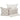 three matching decorative pillows