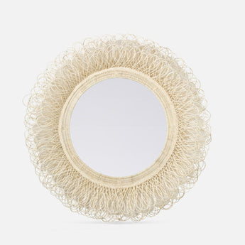 Made Goods Fabian Natural Cane Mirror