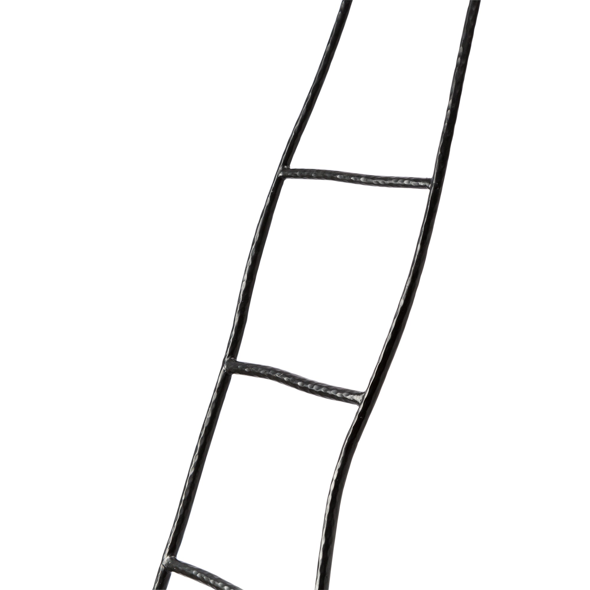 closeup angle of ladder rungs