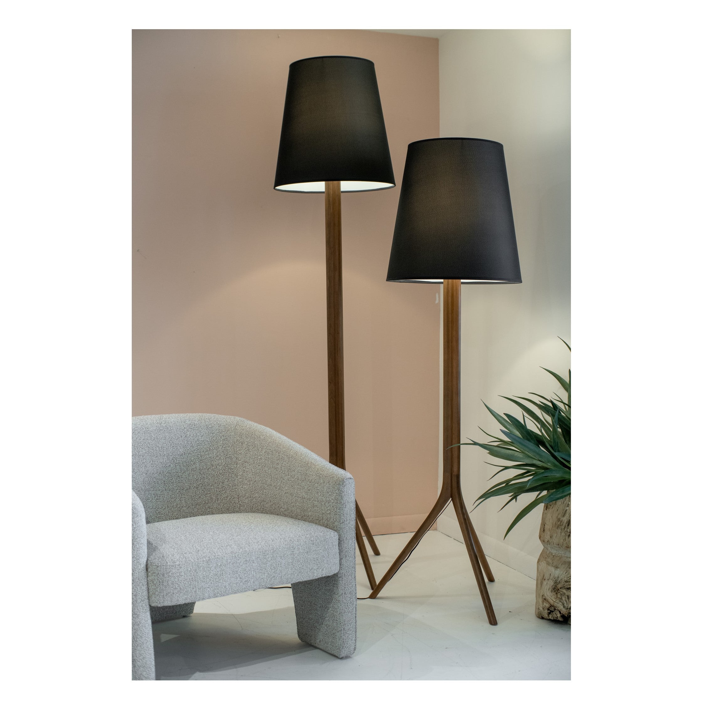 Conical Shade Floor Lamp