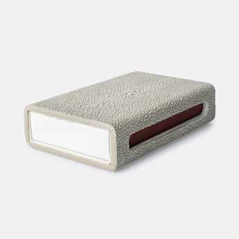 Faux Shagreen Sand Matchbox Sleeve