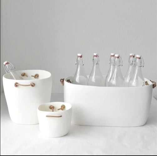 Tina Frey CUADRADO Resin Champagne Party Bucket