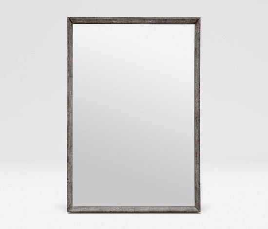 Made Goods David Sand Realistic Faux Shagreen Rectangular Mirror 30W x 40H