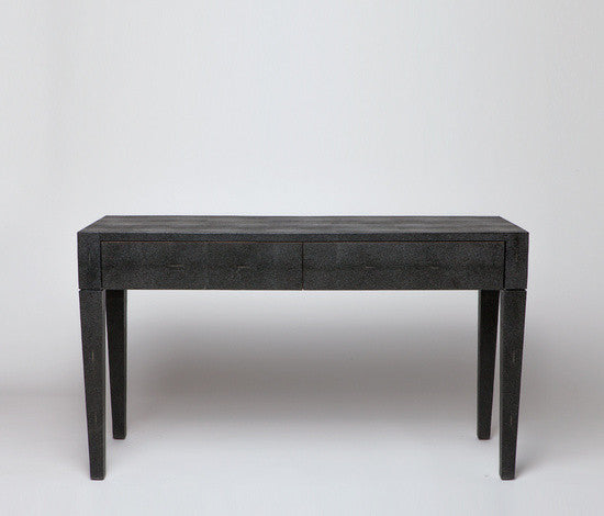 desk with two drawers in dark grey color option