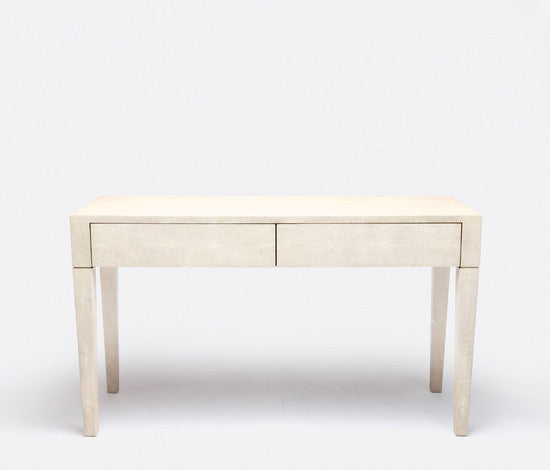 desk with two drawers in white color option