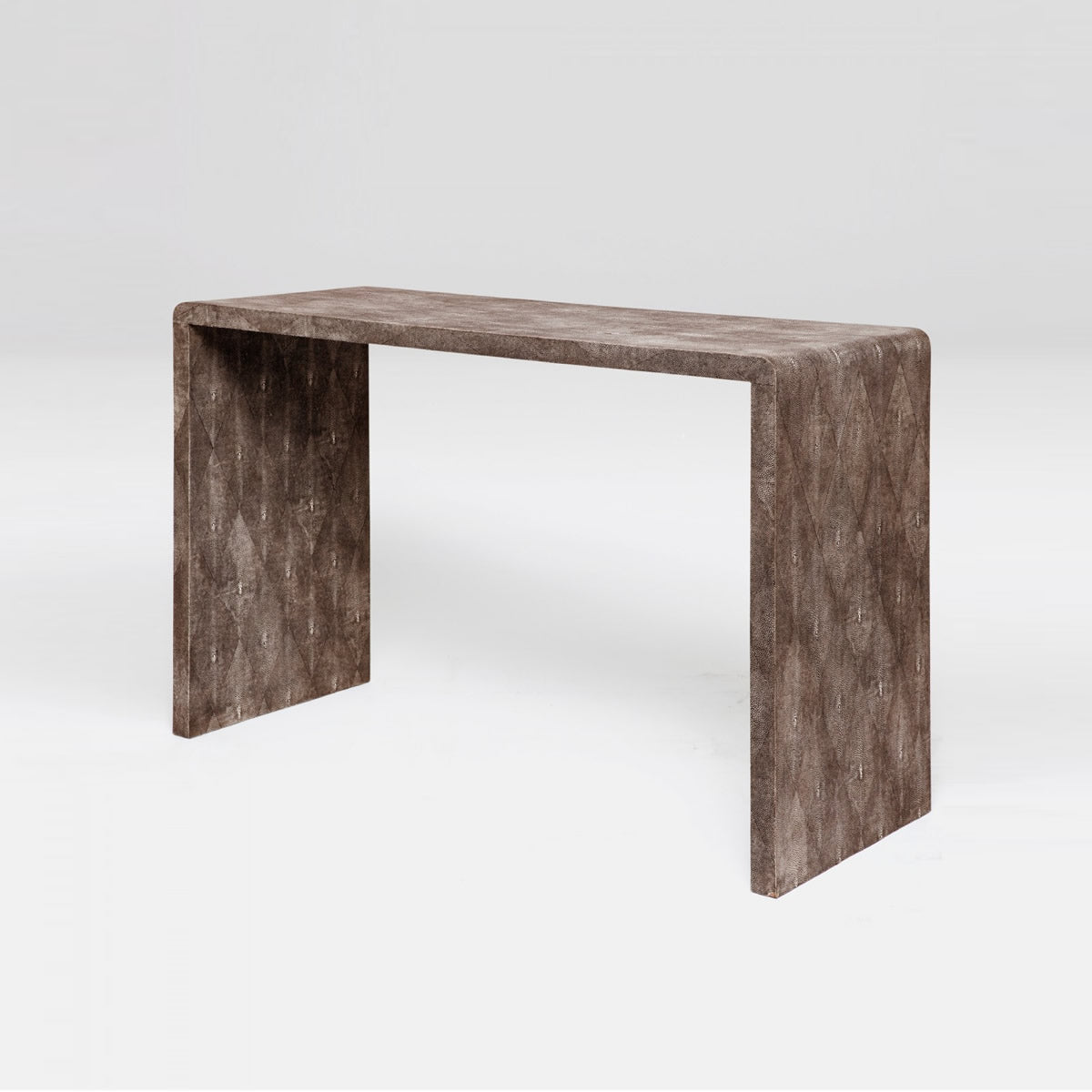 harlow console table in brown color option