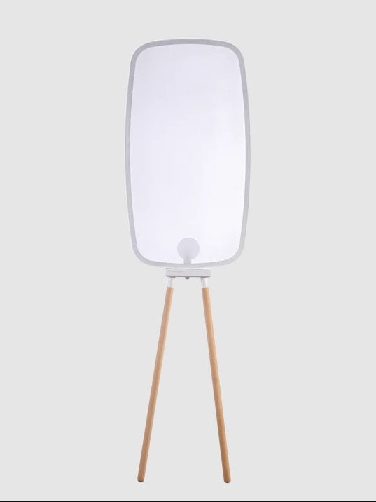 Mesh Sculptural Speaker Lamp in White