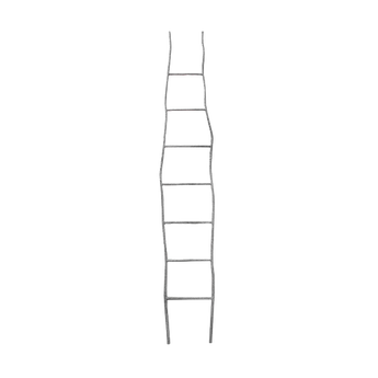 asymmetric decorative iron ladder